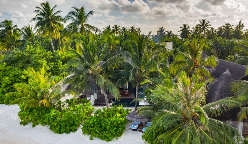OZEN RESERVE BOLIFUSHI, Earth Pool Villa Aerial
